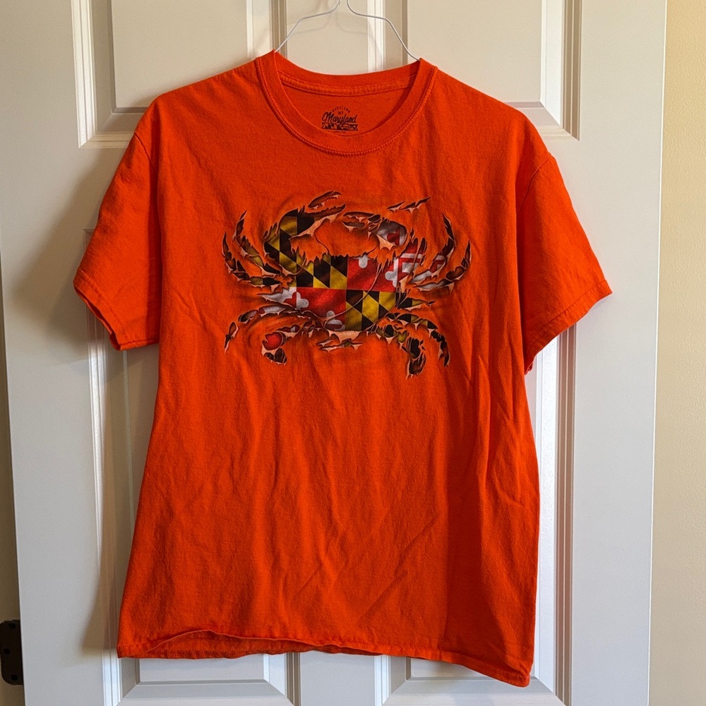 Orange Crab Graphic T-Shirt